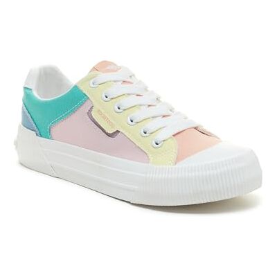 Rocket Dog Damen Fröhlich Sneaker, Farbblock Regenbogen, 36.5 EU Rocket Dog Damen Fröhlich Sneaker, Farbblock Regenbogen, 36.5 EU