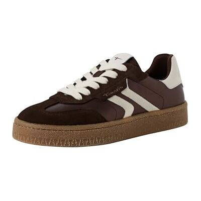 Tamaris Damen Sneaker Leder, braun, 39 EU Tamaris Damen Sneaker Leder, braun, 39 EU