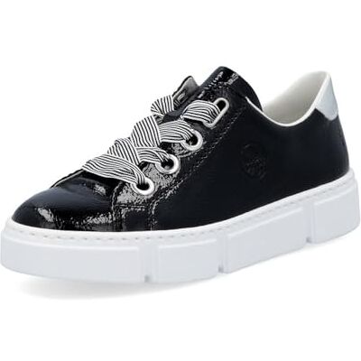 Rieker Damen Low-Top Sneaker N59A2, Frauen Halbschuhe,Strassenschuhe,Sportschuhe,Freizeitschuhe,Turnschuhe,Laufschuhe,schwarz (00),41 EU / 7.5 UK Rieker Damen Low-Top Sneaker N59A2, Frauen Halbschuhe,Strassenschuhe,Sportschuhe,Freizeitschuhe,Turnschuhe,Laufschuhe,schwarz (00),41 EU / 7.5 UK