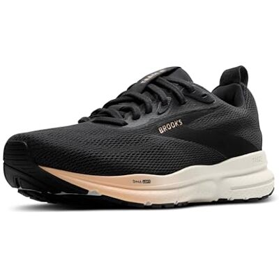 Brooks Women’s Trace 4 Neutral Running Shoe, Ebony/Black/Almond, 40 EU Brooks Women’s Trace 4 Neutral Running Shoe, Ebony/Black/Almond, 40 EU