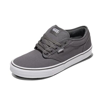 Vans Herren Atwood Sneaker, Canvas Pewter White, 42.5 EU Vans Herren Atwood Sneaker, Canvas Pewter White, 42.5 EU