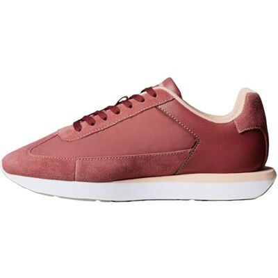 Calvin Damen Runner Sneaker Retro Laceup Mix zum Schnüren, Rot (Dusty Rose/Florida Ether/Marshm), 37 Calvin Damen Runner Sneaker Retro Laceup Mix zum Schnüren, Rot (Dusty Rose/Florida Ether/Marshm), 37