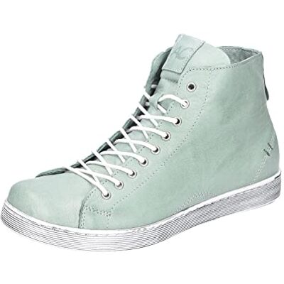 Andrea Conti Damen High Top Sneaker Schnürer Leder dynamisch 0341500, Grün,42 EU Andrea Conti Damen High Top Sneaker Schnürer Leder dynamisch 0341500, Grün,42 EU