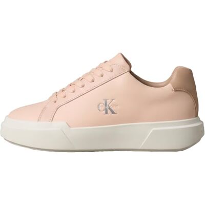 Calvin Damen Chunky Cupsole Lace-up LTH Wn Yw0yw01947 Low-Top, Pink Spanish Villa Toskana White Sand, 37 EU Calvin Damen Chunky Cupsole Lace-up LTH Wn Yw0yw01947 Low-Top, Pink Spanish Villa Toskana White Sand, 37 EU