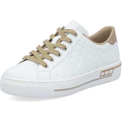 Rieker Damen Low-Top Sneaker L88W2, Frauen Halbschuhe,straßenschuhe,Strassenschuhe,Sportschuhe,Freizeitschuhe,Turnschuhe,Weiss (80),42 EU / 8 UK Rieker Damen Low-Top Sneaker L88W2, Frauen Halbschuhe,straßenschuhe,Strassenschuhe,Sportschuhe,Freizeitschuhe,Turnschuhe,Weiss (80),42 EU / 8 UK