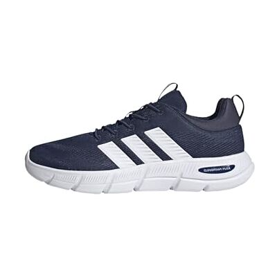 adidas Herren Cloudfoam Flex Elastic Laces Shoes, Dark Blue/FTWR White/Shadow Navy, 42 2/3 EU adidas Herren Cloudfoam Flex Elastic Laces Shoes, Dark Blue/FTWR White/Shadow Navy, 42 2/3 EU