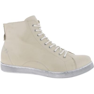Andrea Conti Damen High Top Sneaker, Creme, 41 EU Andrea Conti Damen High Top Sneaker, Creme, 41 EU
