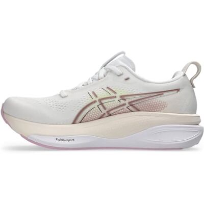 ASICS Damen Sport Running Laufschuhe Gel Kayano 33 1012B939 100, Farbe:100 White/Hazy Lilac/Weiß Lila, Schuhgröße:42 EU ASICS Damen Sport Running Laufschuhe Gel Kayano 33 1012B939 100, Farbe:100 White/Hazy Lilac/Weiß Lila, Schuhgröße:42 EU