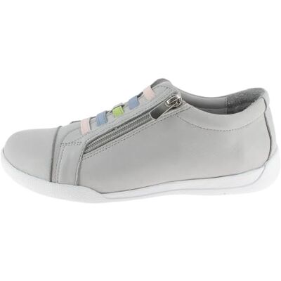 Andrea Conti Damen Low Top Sneaker, Seidengrau Kombi, 41 EU Andrea Conti Damen Low Top Sneaker, Seidengrau Kombi, 41 EU