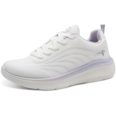 Tamaris Comfort Damen Sneaker Low Cooling Insole 8-83710-42 White/Lilac (weiß, 40 EU) Tamaris Comfort Damen Sneaker Low Cooling Insole 8-83710-42 White/Lilac (weiß, 40 EU)