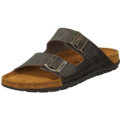 Rohde Herren Pantolette Leder Clog Schnalle Memoryfussbett bequem Rodigo-H 5918, Größe:41 EU, Farbe:Braun Rohde Herren Pantolette Leder Clog Schnalle Memoryfussbett bequem Rodigo-H 5918, Größe:41 EU, Farbe:Braun
