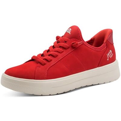 Jana Damen Sneaker Low Vegan 8-23764-45 RED (rot, 41 EU) Jana Damen Sneaker Low Vegan 8-23764-45 RED (rot, 41 EU)
