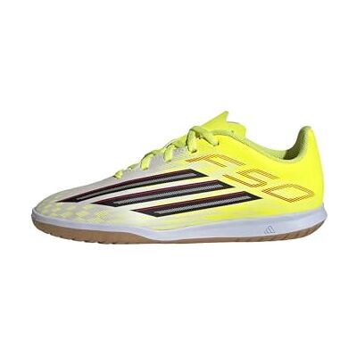 adidas Unisex Kinder F50 Club Indoor Football Shoes Kids, Team solar Yellow 2/core Black/Lucid red, 31 1/2 EU adidas Unisex Kinder F50 Club Indoor Football Shoes Kids, Team solar Yellow 2/core Black/Lucid red, 31 1/2 EU