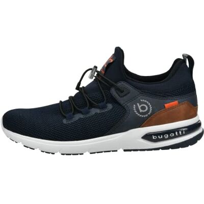 bugatti Herren Low-Top Sneaker, Männer Halbschuhe, Wechselfußbett,Strassenschuhe,Freizeitschuhe,Turnschuhe,Laufschuhe,dunkelblau (4100),43 EU / 8.5 UK bugatti Herren Low-Top Sneaker, Männer Halbschuhe, Wechselfußbett,Strassenschuhe,Freizeitschuhe,Turnschuhe,Laufschuhe,dunkelblau (4100),43 EU / 8.5 UK