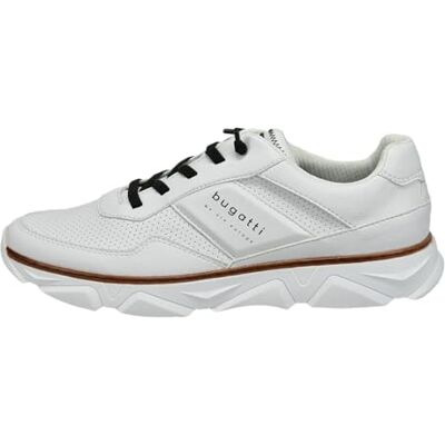 bugatti Herren Low-Top Sneaker, Männer Halbschuhe, Wechselfußbett,schnürschuhe,schnürer,straßenschuhe,Strassenschuhe,weiß (2000),44 EU / 9 UK bugatti Herren Low-Top Sneaker, Männer Halbschuhe, Wechselfußbett,schnürschuhe,schnürer,straßenschuhe,Strassenschuhe,weiß (2000),44 EU / 9 UK