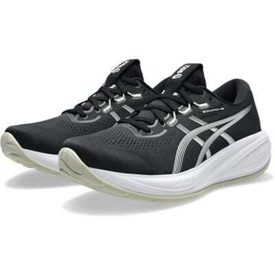 ASICS Herren Gel-Cumulus 28 Sneaker, Black White, 42 EU ASICS Herren Gel-Cumulus 28 Sneaker, Black White, 42 EU