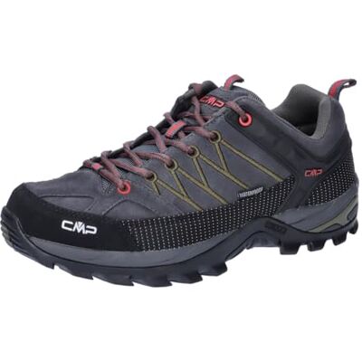 CMP Rigel Low Trekking Shoes WP, niedrige Kletterschuhe für Herren, Titan Chili, 39 EU CMP Rigel Low Trekking Shoes WP, niedrige Kletterschuhe für Herren, Titan Chili, 39 EU