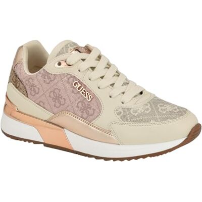 GUESS Damen Moxea Sneaker, Light Pink Logo Multi 684, 38 EU GUESS Damen Moxea Sneaker, Light Pink Logo Multi 684, 38 EU