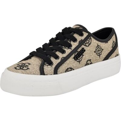 GUESS Damen Jelexa Sneaker, Light Natural/Black Logo 111, 40 EU GUESS Damen Jelexa Sneaker, Light Natural/Black Logo 111, 40 EU