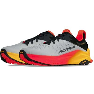 ALTRA Olympus 6 Trail-Laufschuhe für Herren, Grau/Rot, 43 EU ALTRA Olympus 6 Trail-Laufschuhe für Herren, Grau/Rot, 43 EU