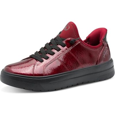 Jana Damen Step IN Sneaker leicht und flexibel zum Hineinschlüpfen Vegan, Rot (Vino Patent), 36 EU Jana Damen Step IN Sneaker leicht und flexibel zum Hineinschlüpfen Vegan, Rot (Vino Patent), 36 EU
