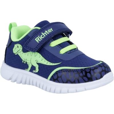 Richter Kinderschuhe Wallaby Sneaker, Nautical/neongree/bl, 28 EU Richter Kinderschuhe Wallaby Sneaker, Nautical/neongree/bl, 28 EU