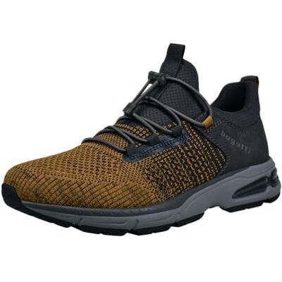 bugatti man Herren Low-Top Sneaker, Männer Slipper,Schlupfschuhe,schluepfschuhe,Freizeit,leger,straßenschuhe,Yellow/Dark Grey (5011),44 EU/EU UK bugatti man Herren Low-Top Sneaker, Männer Slipper,Schlupfschuhe,schluepfschuhe,Freizeit,leger,straßenschuhe,Yellow/Dark Grey (5011),44 EU/EU UK