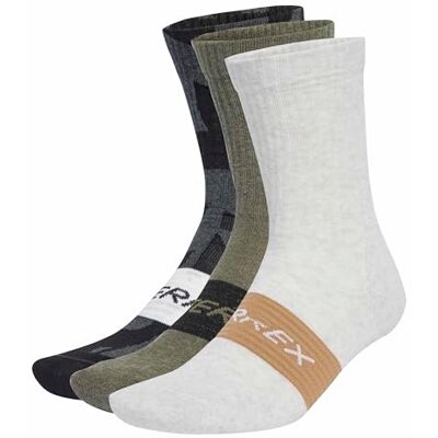 adidas Unisex Terrex Multi 3 Pack Sock Socks, Black/Olive Strata/White, 40-42 adidas Unisex Terrex Multi 3 Pack Sock Socks, Black/Olive Strata/White, 40-42