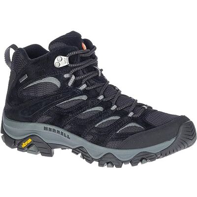 Merrell Herren Moab 3 Mid GTX Wanderschuhe, Black/Grey, 43 EU Merrell Herren Moab 3 Mid GTX Wanderschuhe, Black/Grey, 43 EU