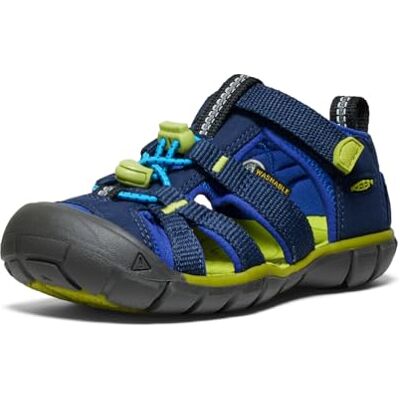 KEEN Unisex Kids Seacamp II CNX Naval Academy/Chartreuse 5.0 38 KEEN Unisex Kids Seacamp II CNX Naval Academy/Chartreuse 5.0 38