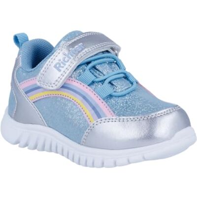 Richter Kinderschuhe Wallaby Sneaker, Silver/Turquoise, 30 EU Richter Kinderschuhe Wallaby Sneaker, Silver/Turquoise, 30 EU