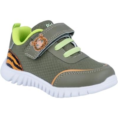 Richter Kinderschuhe Wallaby Sneaker, Olive/orange/Black, 28 EU Richter Kinderschuhe Wallaby Sneaker, Olive/orange/Black, 28 EU