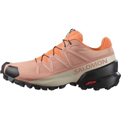 Salomon Speedcross Women's Trail Running Shoes, Grip, Stability, and Fit, Cameo Brown, 6 Salomon Speedcross Women's Trail Running Shoes, Grip, Stability, and Fit, Cameo Brown, 6
