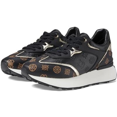 GUESS Damen Luchia Sneaker, Schwarz Multi, 39 EU GUESS Damen Luchia Sneaker, Schwarz Multi, 39 EU