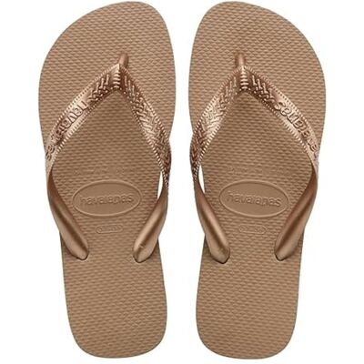 Havaianas Women's Top Tiras Toe Separator, Gold (Rose Gold), 39/40 EU (37/38 BR) Havaianas Women's Top Tiras Toe Separator, Gold (Rose Gold), 39/40 EU (37/38 BR)