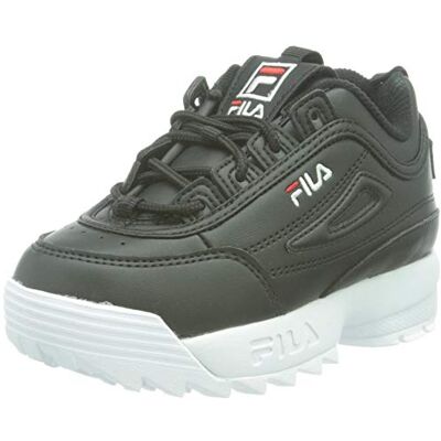FILA Unisex-Kinde Disruptor kids Sneaker, Black, 29 EU FILA Unisex-Kinde Disruptor kids Sneaker, Black, 29 EU