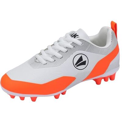 JAKO J-SFG Twist Fußballschuh, White/neon orange, 32 EU JAKO J-SFG Twist Fußballschuh, White/neon orange, 32 EU