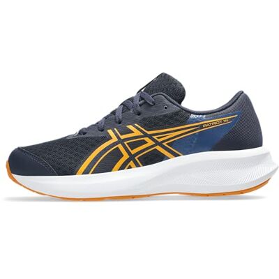 ASICS Jungen Patriot 14 Gs Sneaker, Midnight Yamabuki, 37.5 EU ASICS Jungen Patriot 14 Gs Sneaker, Midnight Yamabuki, 37.5 EU