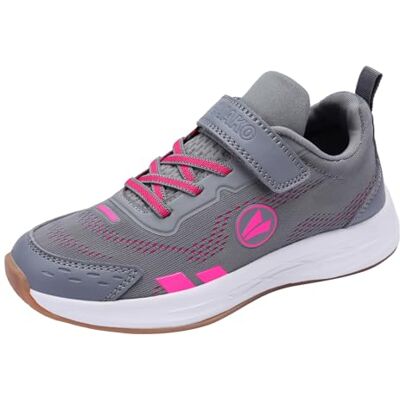 JAKO J-TF Play EV Sneaker, Ultimate Grey/neon pink, 32 EU JAKO J-TF Play EV Sneaker, Ultimate Grey/neon pink, 32 EU