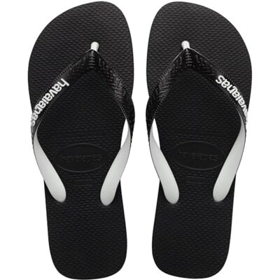 Havaianas Top Mix Unisex Flip Flops Schwarz 33/34 EU Havaianas Top Mix Unisex Flip Flops Schwarz 33/34 EU