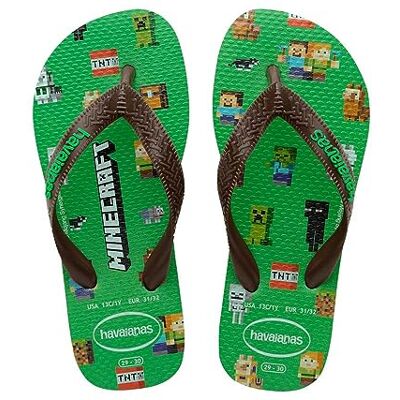 Havaianas Kids Minecraft Jungen FlipFlop Leaf Green 25 EU Havaianas Kids Minecraft Jungen FlipFlop Leaf Green 25 EU