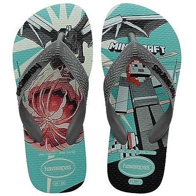 Havaianas Kids Minecraft Jungen FlipFlop Blue 23 EU Havaianas Kids Minecraft Jungen FlipFlop Blue 23 EU