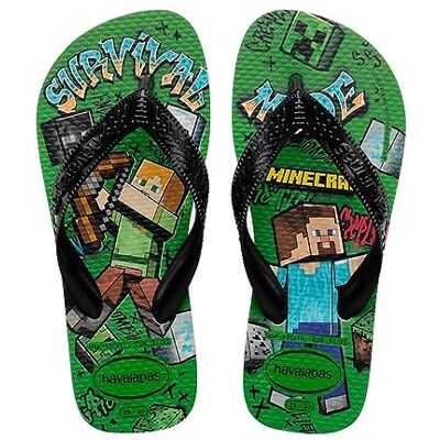 Havaianas Kids Minecraft Jungen FlipFlop Beige 27 EU Havaianas Kids Minecraft Jungen FlipFlop Beige 27 EU