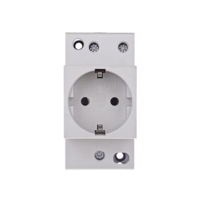 ETI Schuko Steckdose Hutschiene 230V 16A Einbausteckdose für Verteiler Schaltschrank ETI Schuko Steckdose Hutschiene 230V 16A Einbausteckdose für Verteiler Schaltschrank