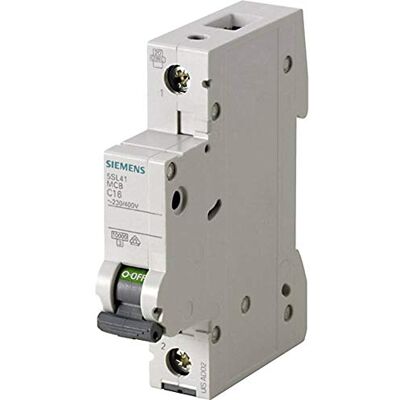 Siemens 5sl4 – Leitungsschutzschalter 10 kA curva-b 1 Polo 6 A 70 mm Mehrfarbig Siemens 5sl4 – Leitungsschutzschalter 10 kA curva-b 1 Polo 6 A 70 mm Mehrfarbig