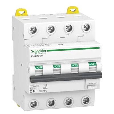 Schneider Electric FI-/Leitungsschutzschalter Acti9 iC60N, A9D67416 Schneider Electric FI-/Leitungsschutzschalter Acti9 iC60N, A9D67416