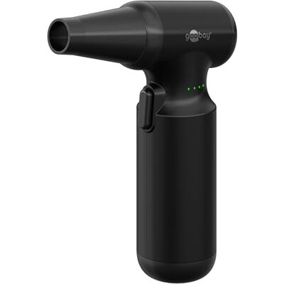 goobay Staubgebläse Advanced mit 3 Stufen, 6.000 mAh Akku, 110.000 rpm, bis 80 min Betriebsdauer, inkl. 8 Aufsätze zum Entfernen von Staub auf Tastaturen, im PC, im Sofa, Autointerieur – 77830 goobay Staubgebläse Advanced mit 3 Stufen, 6.000 mAh Akku, 110.000 rpm, bis 80 min Betriebsdauer, inkl. 8 Aufsätze zum Entfernen von Staub auf Tastaturen, im PC, im Sofa, Autointerieur – 77830