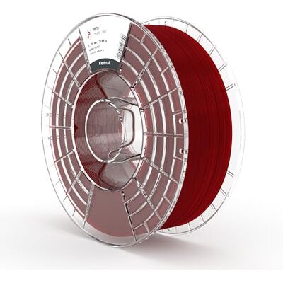 extrudr PETG 1.75mm 1.1kg transparent red extrudr PETG 1.75mm 1.1kg transparent red