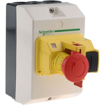Schneider Electric Aufbaugehäuse, Not-Aus-Schlagtaster für GV2M, GV2MCK04 Schneider Electric Aufbaugehäuse, Not-Aus-Schlagtaster für GV2M, GV2MCK04
