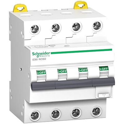 Schneider Electric FI-/Leitungsschutzschalter Acti9 iC60N, A9D87432 Schneider Electric FI-/Leitungsschutzschalter Acti9 iC60N, A9D87432